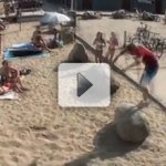 Pagando Mico na Praia
