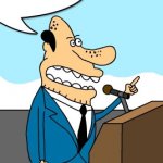 Pol�tico em Com�cio