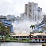Fonte Nova é Implodido Fonte Nova é Implodido