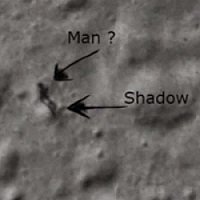 Detectada Sombra de um Extraterrestre na Lua?
