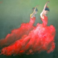 As Bailarinas Coloridas de Nguyen Trong Tai