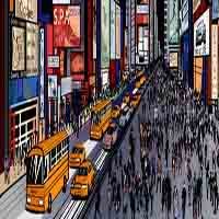 Game Simula Ruas de Nova York Para Ensinar Inglês