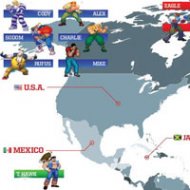 O Mapa do Mundo de Acordo com Street Fighter