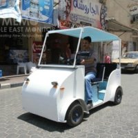 O Primeiro Táxi Elétrico da Palestina