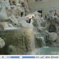 Mergulhando na Fontana di Trevi