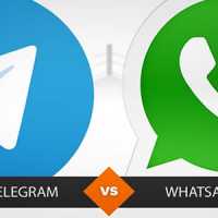 Diferenças Whatsapp X Telegram