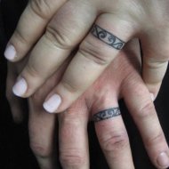 Novo Conceito em AlianÃ§as de Casamento: Tatuagem