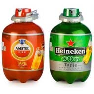 Heineken e Amstel LanÃ§am Barril de Pet