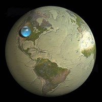 E se Ttoda a Água do Mundo Coubesse Numa Esfera?
