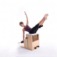 Pratique Pilates: One Arm Push on Chair