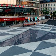 Ilusão 3D na Suécia