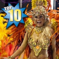 Top 10 - Rainhas de Bateria do Carnaval 2012